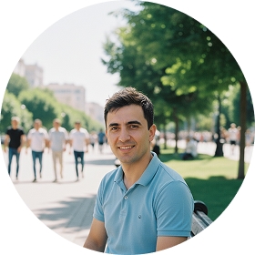 Фотография Лазиза Умарова, клиента amoCRM из Samarqand Retail Group